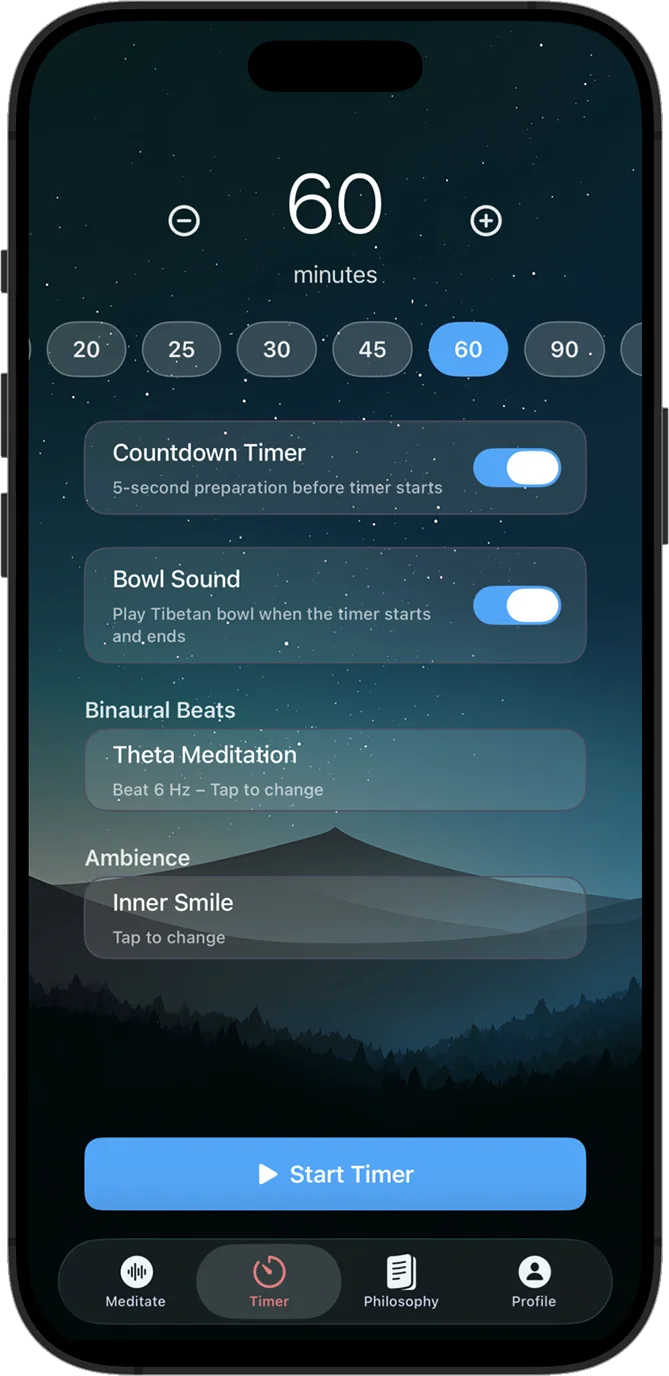 Awakening session player in dark mode
